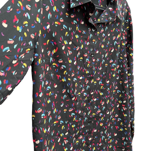 Cabi Ferris Blouse Black Rainbow - Picture 5 of 11